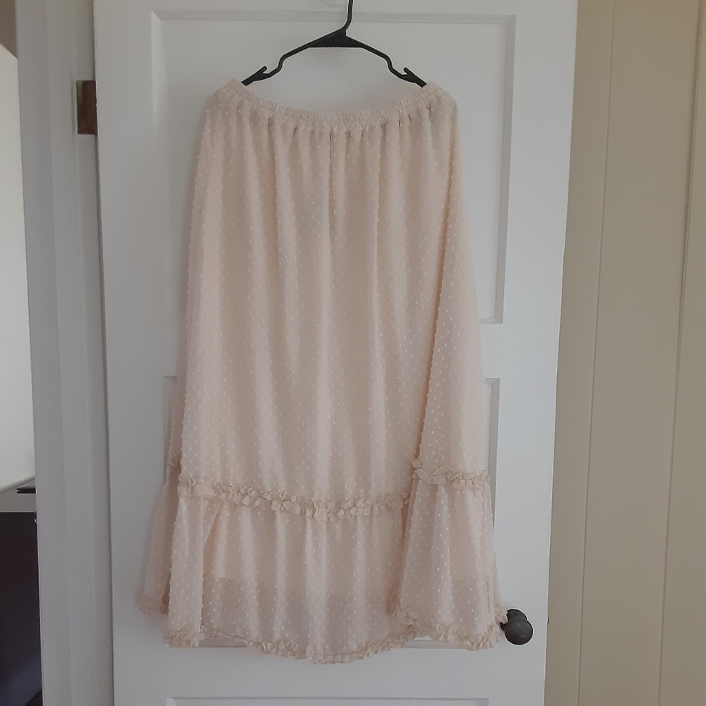 Roolee Cream Dot Skirt